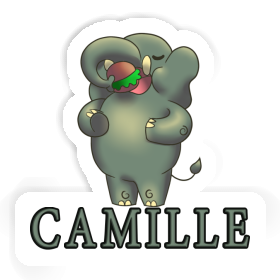 Hamburger Sticker Camille Image