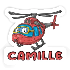 Camille Autocollant Hélicoptère Image