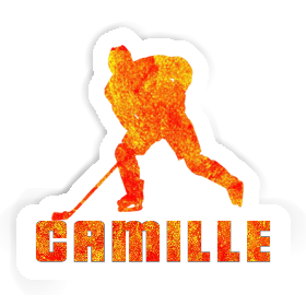 Hockey Player Sticker Camille Image