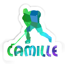 Sticker Hockey Player Camille Image