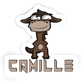 Camille Sticker Standing Horse Image