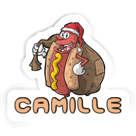 Camille Sticker Hot Dog Image