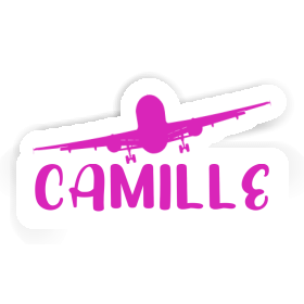 Sticker Airplane Camille Image