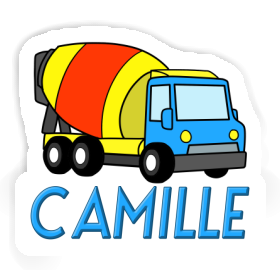 Mixer Truck Sticker Camille Image