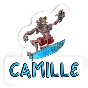 Camille Sticker Surfer Image