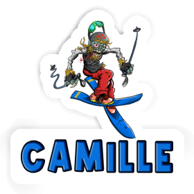 Skier Sticker Camille Image