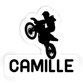 Camille Sticker Motocross Rider Image