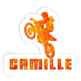 Sticker Camille Motocross Rider Image