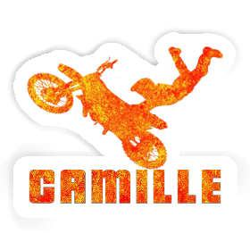 Sticker Camille Motocross Rider Image