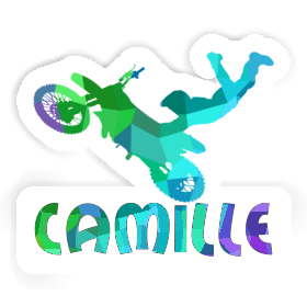 Sticker Camille Motocross Rider Image