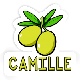 Camille Sticker Olive Image