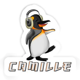 Camille Sticker Music Penguin Image