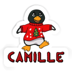 Christmas Penguin Sticker Camille Image