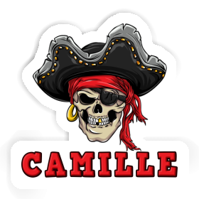 Sticker Camille Pirate-Head Image