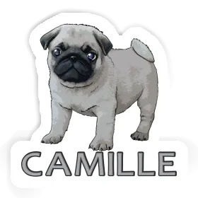 Pug Sticker Camille Image