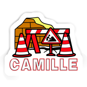 Road Construction Sticker Camille Image