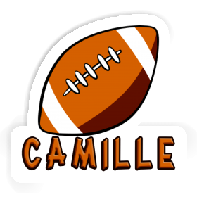 Sticker Rugby Ball Camille Image