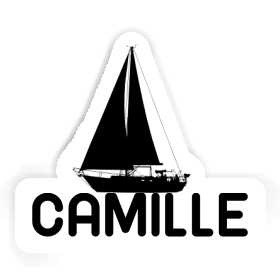 Sticker Camille Sailboat Image