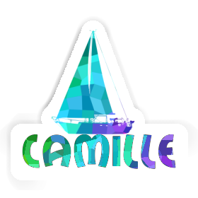 Camille Sticker Sailboat Image