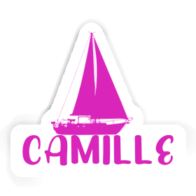 Sticker Camille Sailboat Image