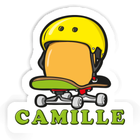 Sticker Skateboard Egg Camille Image