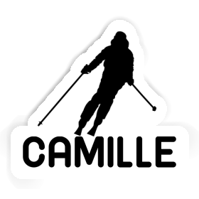 Camille Sticker Skier Image