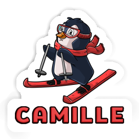 Sticker Skier Camille Image