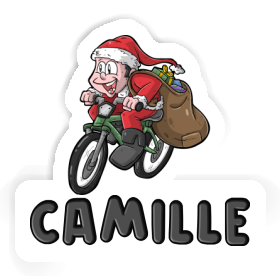 Bicycle Rider Sticker Camille Image