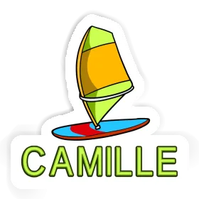 Camille Sticker Windsurf Board Image