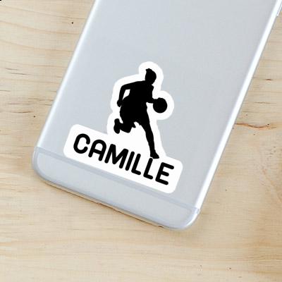 Basketball Player Sticker Camille Laptop Image