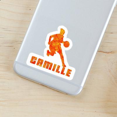 Basketball Player Sticker Camille Laptop Image