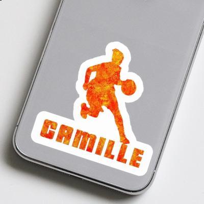 Camille Autocollant Joueuse de basket-ball Image