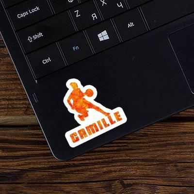 Camille Autocollant Joueuse de basket-ball Laptop Image