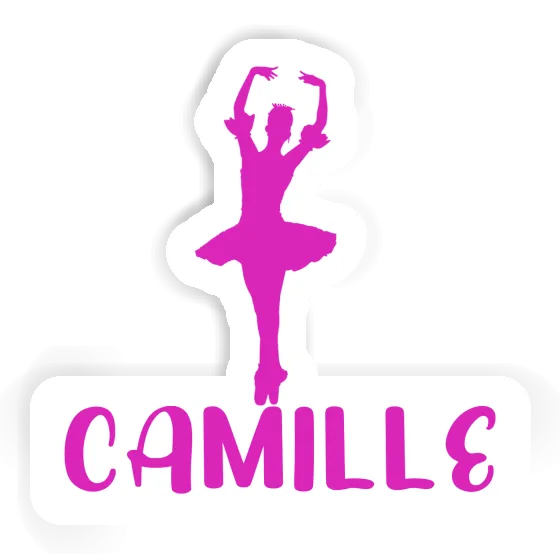 Ballerina Sticker Camille Notebook Image