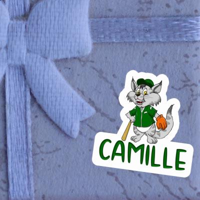 Baseball-Katze Sticker Camille Image