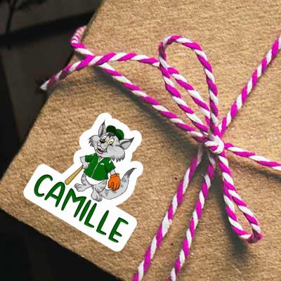 Camille Autocollant Chat de baseball Gift package Image