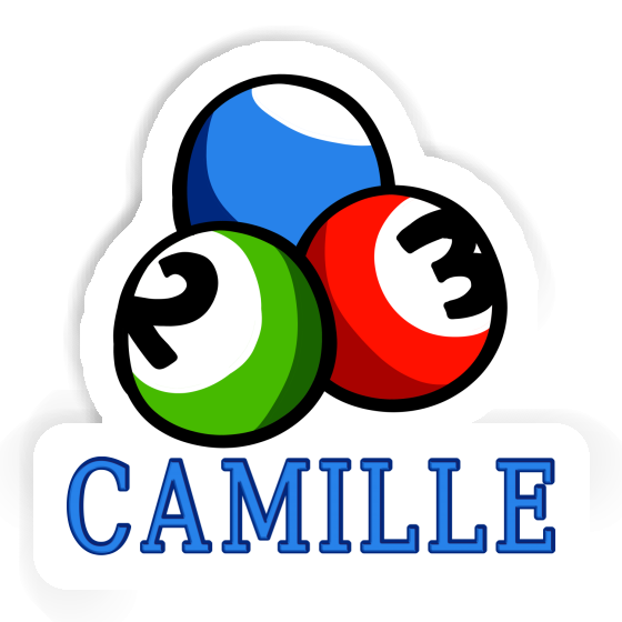 Camille Sticker Billiard Ball Notebook Image