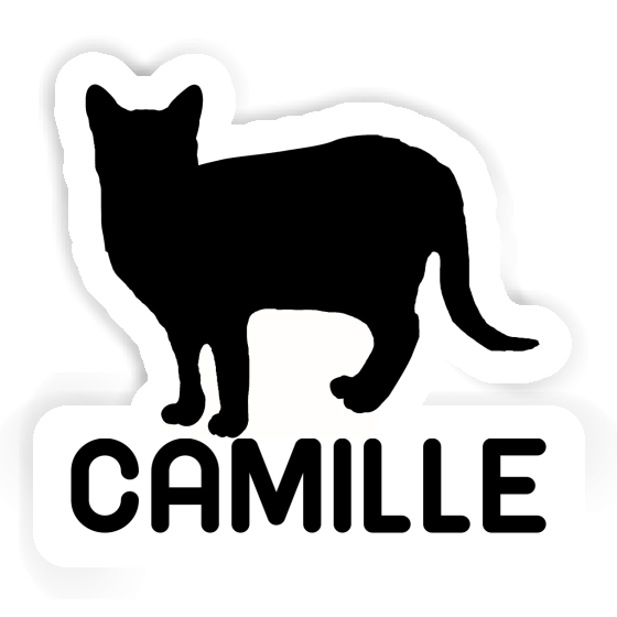 Camille Sticker Cat Notebook Image