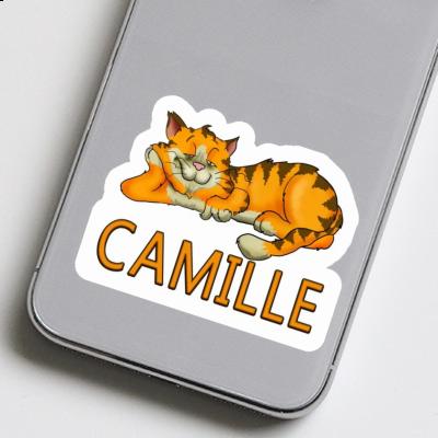 Sticker Chilling Cat Camille Image