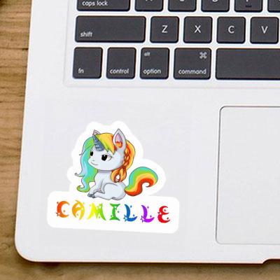 Unicorn Sticker Camille Laptop Image