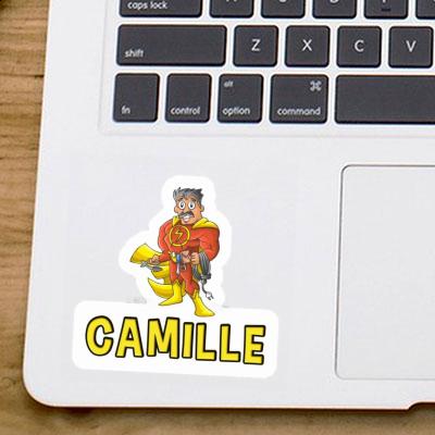 Sticker Electrician Camille Gift package Image