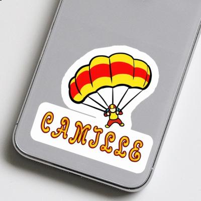 Sticker Camille Skydiver Laptop Image