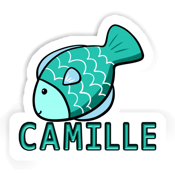 Camille Sticker Fish Laptop Image