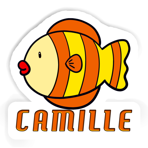 Camille Sticker Fish Laptop Image