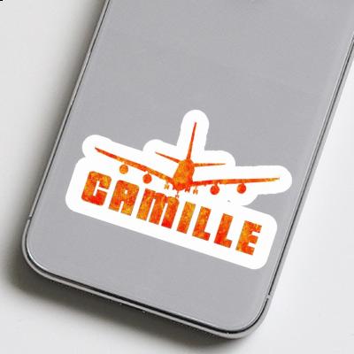 Camille Autocollant Avion Notebook Image