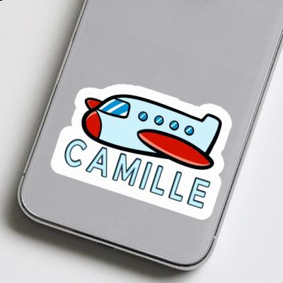 Sticker Camille Flugzeug Laptop Image