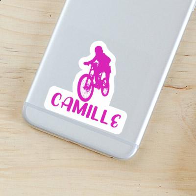 Autocollant Freeride Biker Camille Laptop Image