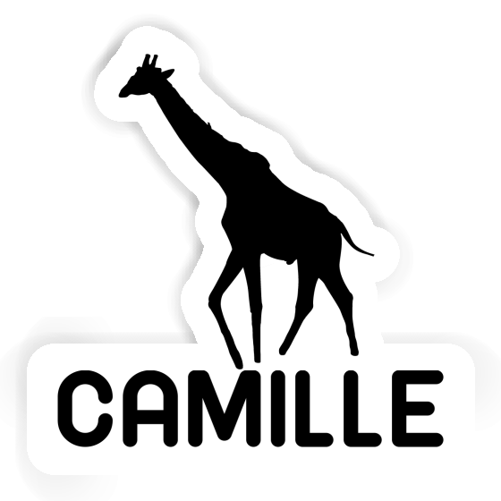 Giraffe Sticker Camille Notebook Image