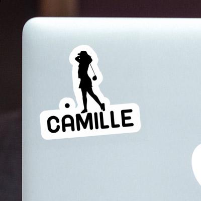 Sticker Golfer Camille Laptop Image