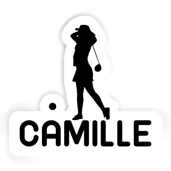 Sticker Golfer Camille Notebook Image